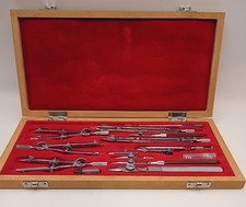 Sears Roebuck Drafting Set Tower. Good Condition,  Made In Germany. 