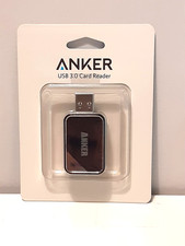 Anker USB 3.0 SD  Micro SD 2-Slot Card Reader High Speed Plug  Play