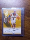 1999 Skybox Premium Autographics Travis Best Auto INDIANA PACERS
