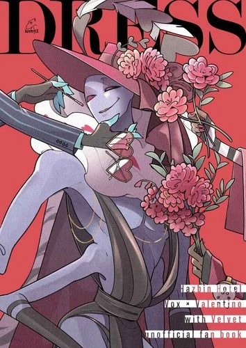HAZBIN HOTEL Doujinshi ( VoxVal ) DRESS English Japanese bilingual edition