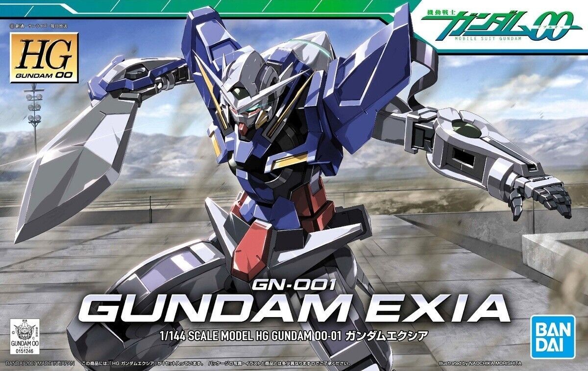 Gundam Gunpla HG 1/144 GN-001 Gundam Exia ""Gundam 00""