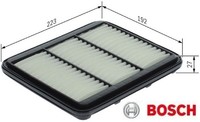 Bosch F026400167 Luftfilter Luftfiltereinsatz FüR Chevrolet