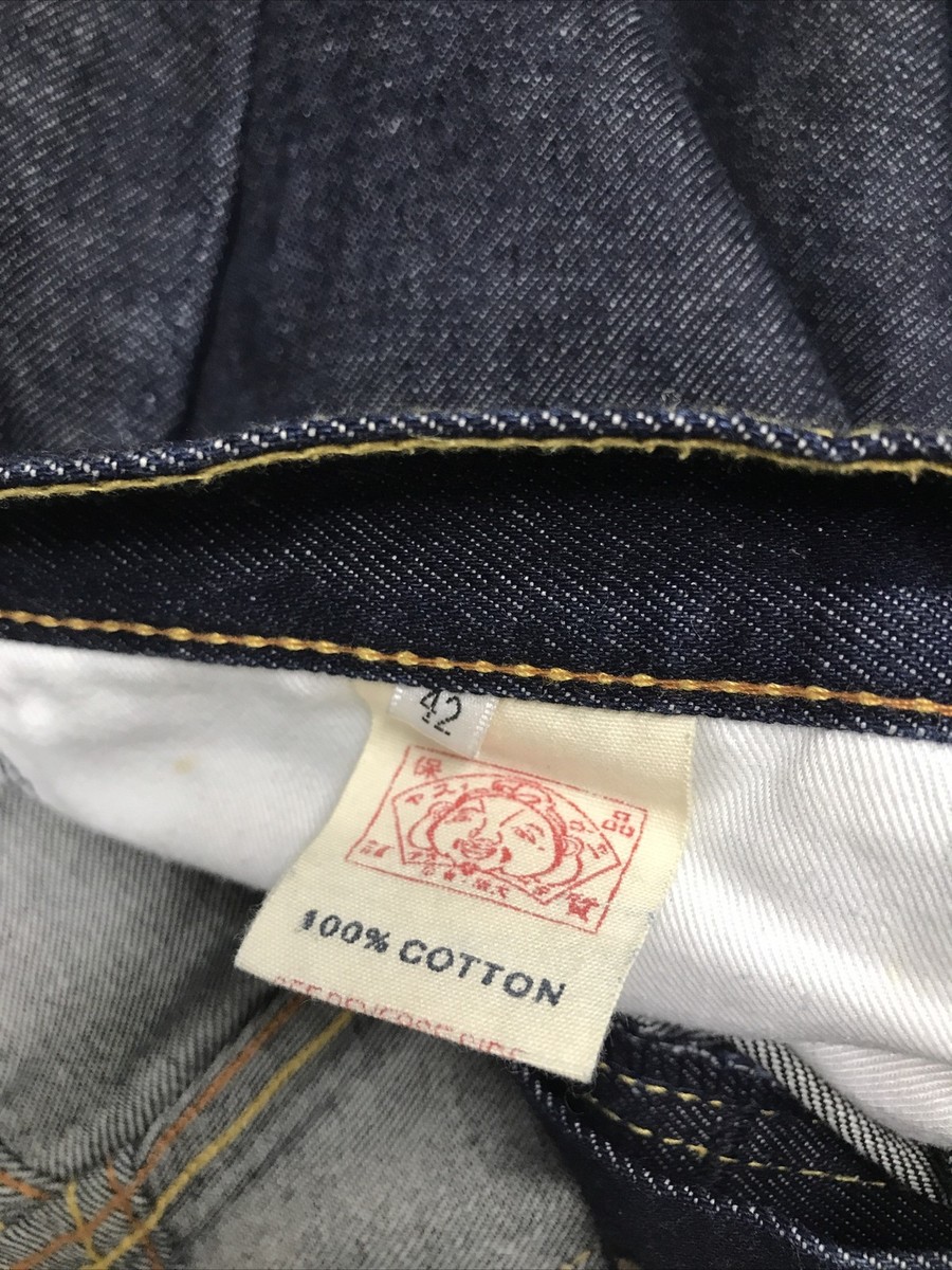 Vintage Evisu Koi Fish Diacock Jeans Black Mens Size 42 | eBay