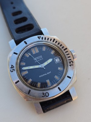 Vintage Uhr Venus Oceanlight Baby Panerai Baby Pam 1000 Meter Taucher