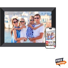Frameo Digital Picture Frame, 10.1 Inch Smart WiFi Digital Photo Frame Electr...