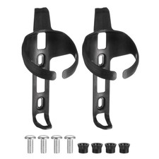 2 Pezzi Porta Borraccia Bici Gabbia Bottiglia in Fibra di Carbonio per Strada MTB, Nero