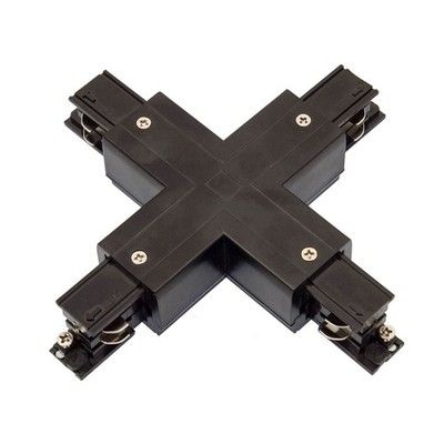 Spectrum 3-Phasen Stromschiene SPS-2 Kreuzverbinder Schwarz Zubehör Licht Lampe