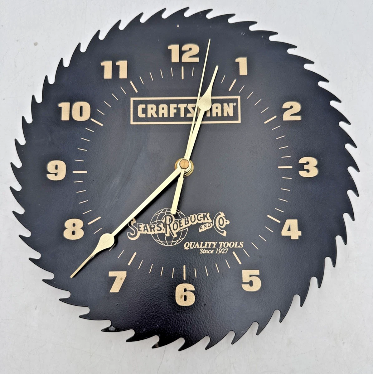 sears saw blade clock シアーズ　クロック　掛時計 Craftsman Saw Blade Clock for sale | eBay