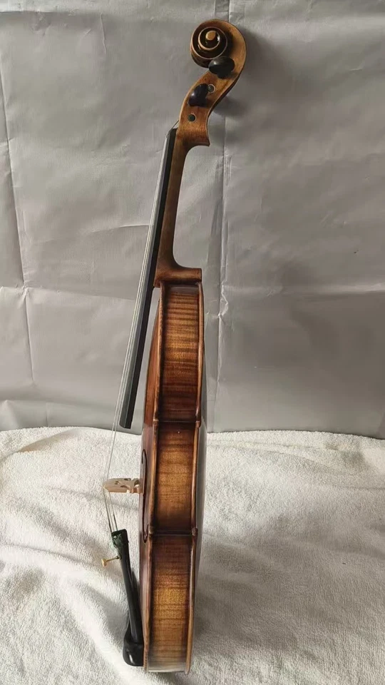 4/4 violin Guarneri Model Flamed maple back spruce top hand Antique Style No1 - Image 4 of 4