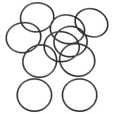10pcs Nitrile Rubber O-Rings AS568 75.79mm ID Sealing Gaskets Black