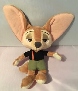 Zootopia Finnick The Fox Movie Character Toy Plush By Tomy 9 New W O Tag Ebay