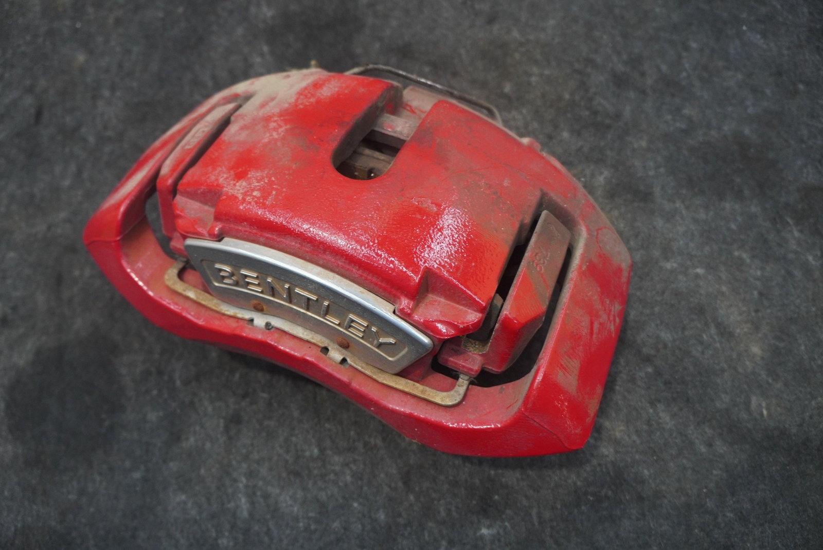 Front Left Brake Caliper & Bracket Red OEM Bentley Continental GTC Speed 2016