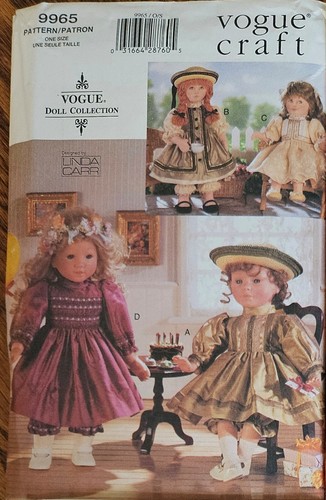 Vogue Doll Clothes Sewing Patterns 18" American Girl + Other sizes 160 U-Pick - Picture 114 of 115