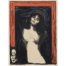 PAINTING EDVARD MUNCH MADONNA 2 12 X 16 INCH ART PRINT POSTER PICTURE HP2158