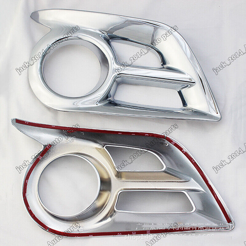 FRONT CHROME FOG LIGHT SPOT LAMP COVER FOR TOYOTA HILUX VIGO CHAMP MK7
