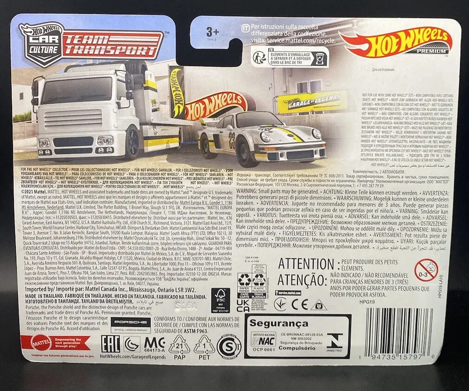 NEW Hot Wheels Premium Legends Team Transport Porsche 934.5 & Fleet Street 🆓📦 - Image 3 of 3