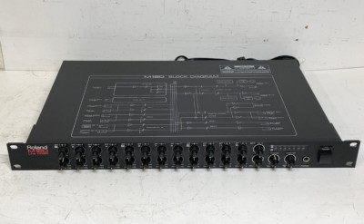 Roland M-120 12ch ラインミキサー 1U ラックマウント 動作 Roland M-120 LINE MIXER 12 Channel Rack Mountable | eBay
