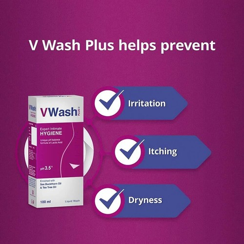 V Wash Plus Expert Intimate Hygiene Liquid Wash, Prevents Itching - 20ml Bottle - Picture 5 of 6