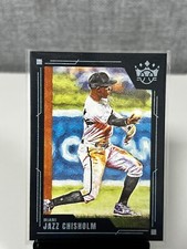 2022 Panini Diamond Kings Blue Frame Baseball #24 Jazz Chisholm  Miami Marlins