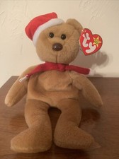 Ty Beanie Baby 1997 Holiday  Teddy  Bear 1996 Style  4200 Rare With Errors