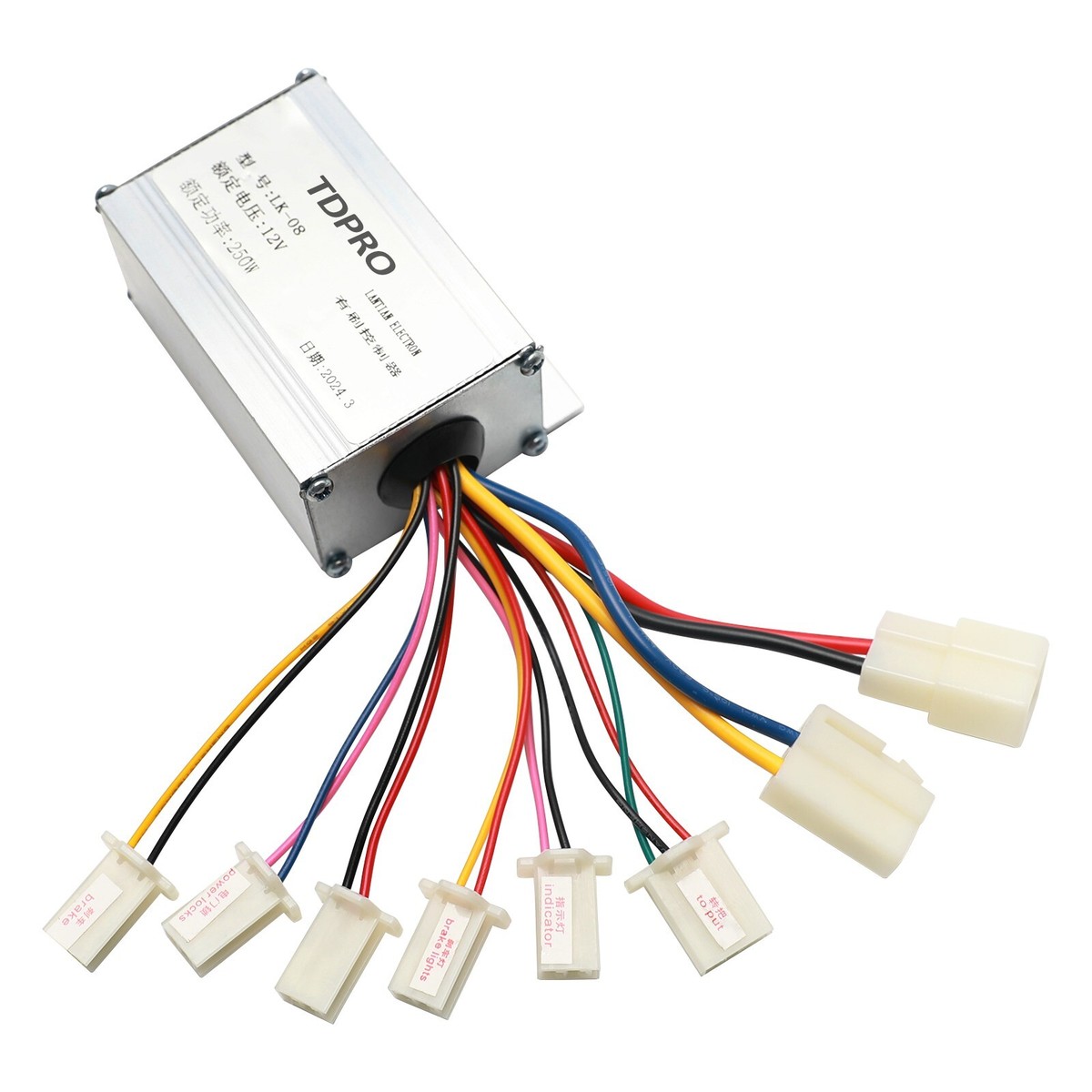 electrical bicycle controller 12v 250W Brushed Motor & Throttle Kit 20A / 24V Grava Adventure Corporation battery charger port DC 12V 250W Brush Motor