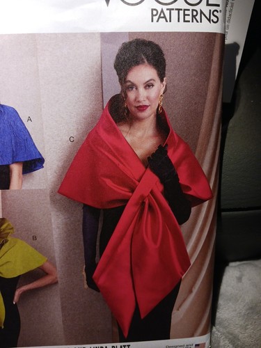 VOGUE PATTERN 1991 WRAPS MISSES SIZES SMALL MEDIUM LARGE UNCUT - Picture 2 of 6