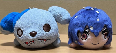 Zombie Land Saga Romero & Ai Mizuno plush doll set Lying down key