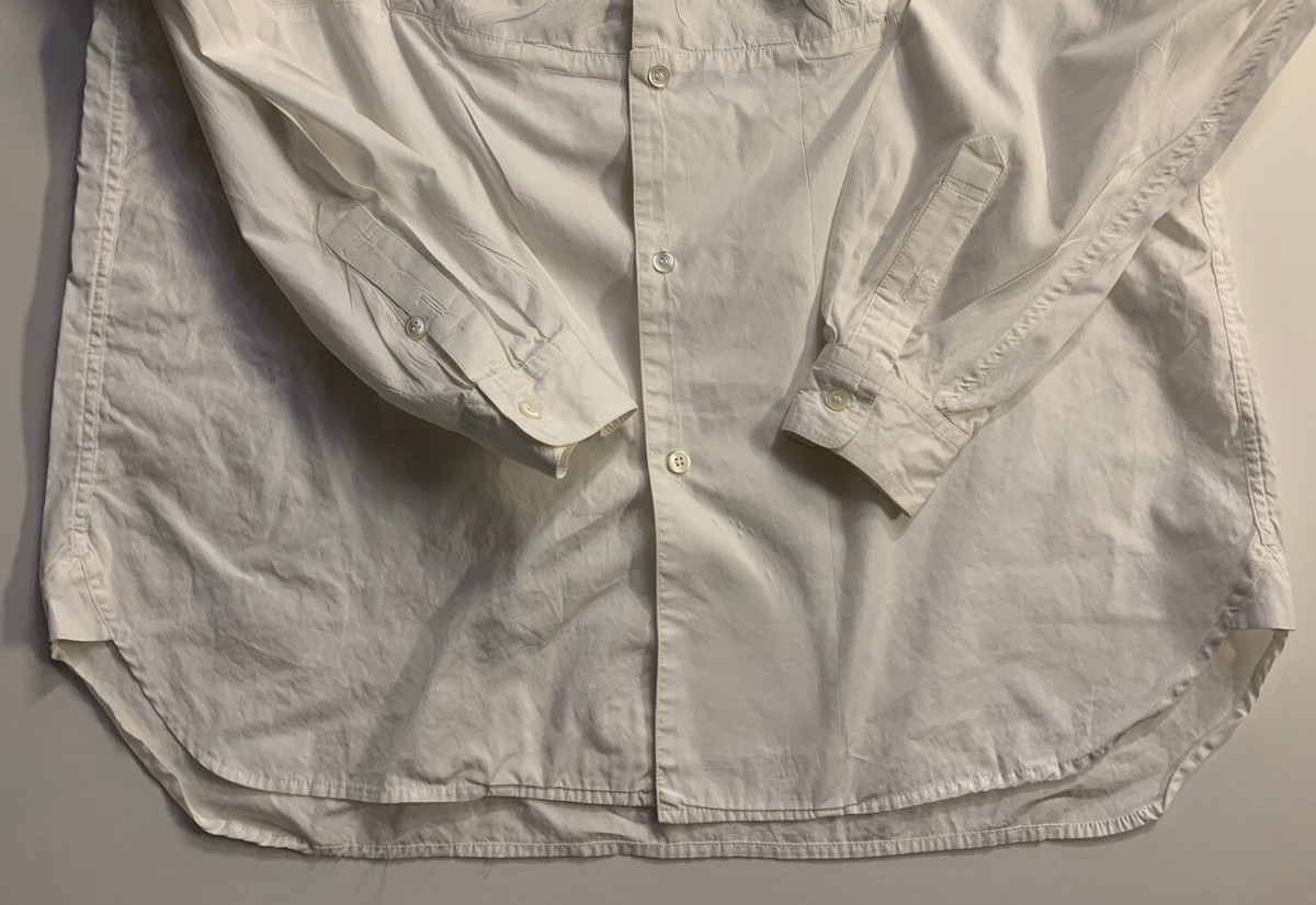 Vtg ARRSTON VOLAJU by KOHSHIN SATOH Men's White Cotton Linen
