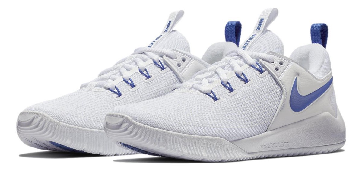 nike volleyball shoes blue and white