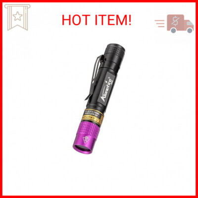 Mini 3W UV Flashlight 365nm Portable Ultraviolet Black Light - Small for Mineral
