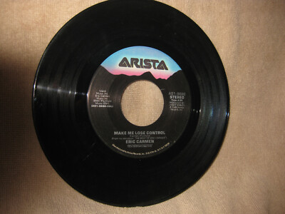 Eric Carmen   Make Me Lose Control (1988) Arista   AS1-9686 vinyl 45 very good