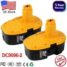 2 PACK 18V For Dewalt 18 VOLT XRP DC9096 DC9098 Ni-MH Battery DC9099 DC9096-2