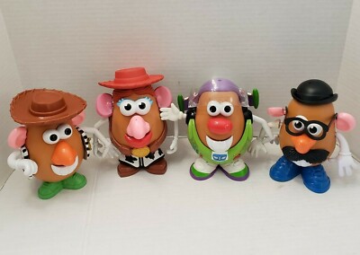 お値段ご相談ください！Mr.PotatoHeadウッディ&バズセット Mr Mrs Potato Head Bucket Lot Bodies Parts Toy Story Buzz