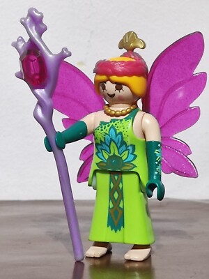 PLAYMOBIL FIGURA PRINCIPESSA FATA PRINCIPESSE FATE FORESTA MAGICA UNICORNO  ALI