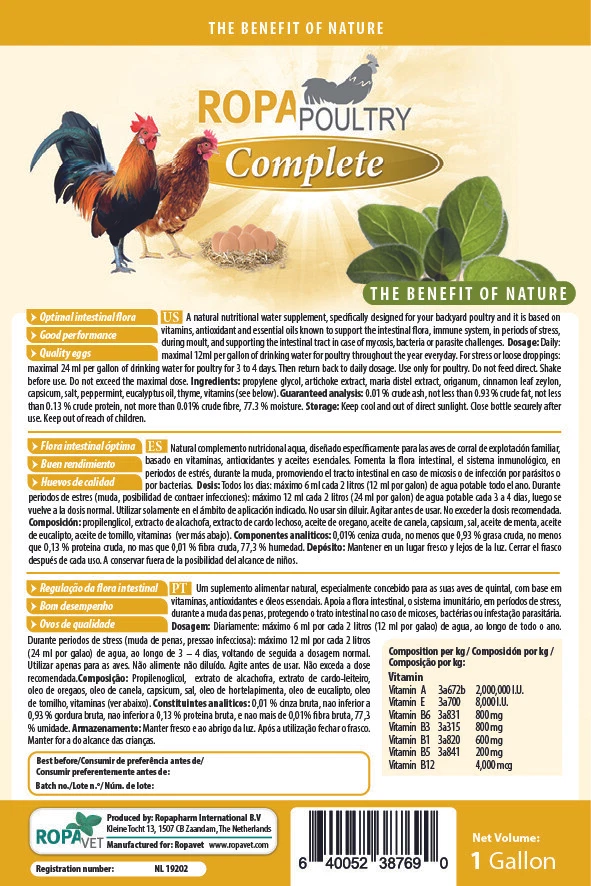 RopaPoultry Complete Oregano Oil Supplement for Chickens - Image 3 of 4