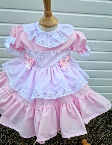 DREAM 0-7 years BABY GIRLS Romany Spanish layered frilly net dress 4 colours - Picture 14 of 18