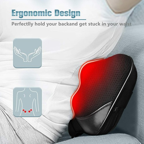 Shiatsu Deep Kneading Neck Back Shoulders Massager, Massage Pillow for Women Men - Picture 8 of 9