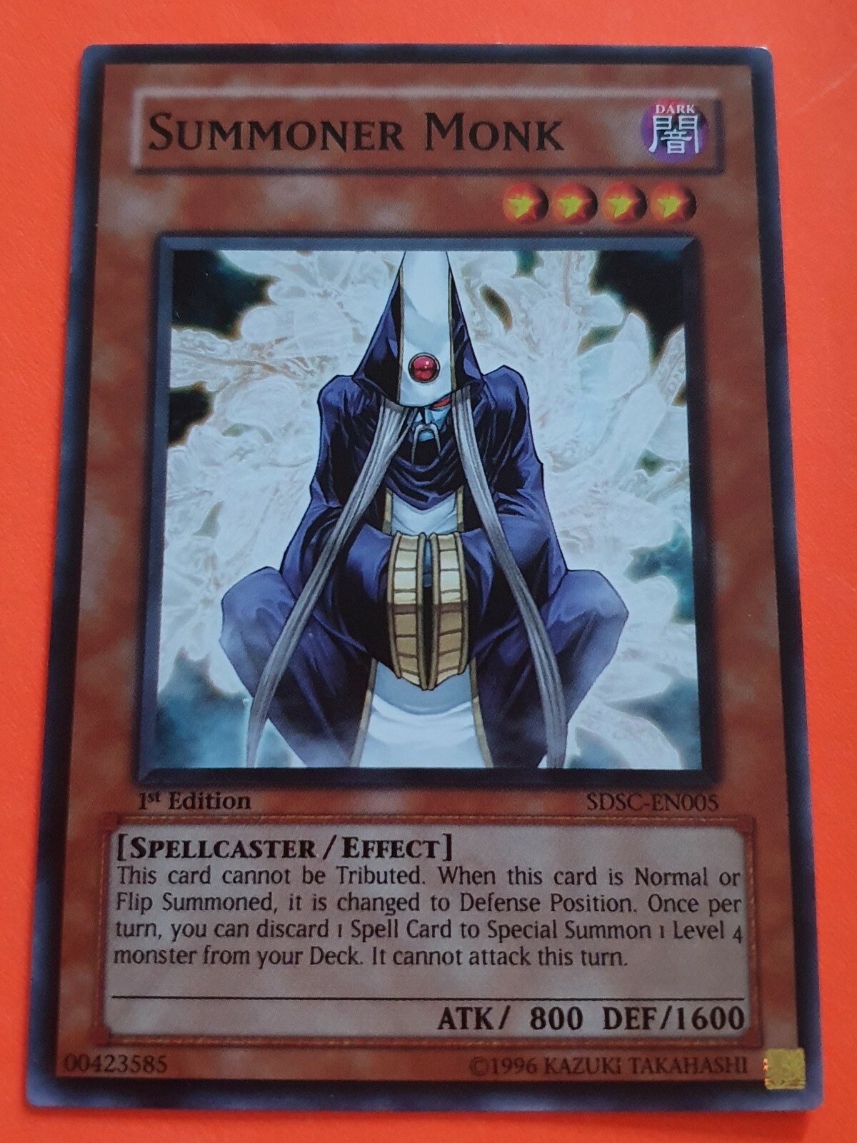 Summoner Monk - 1st Edition Common - SDSC-EN005 - YGO