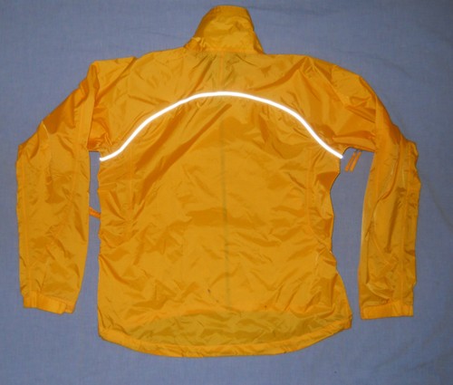 Performance Fahrrad wasserdichte gelbe Nylon Shell Jacke, Herren L - Bild 2 von 8