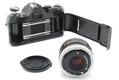 Exc+5] Canon AE-1 SLR Film Camera Black Body＋Canon Lens FD 50mm