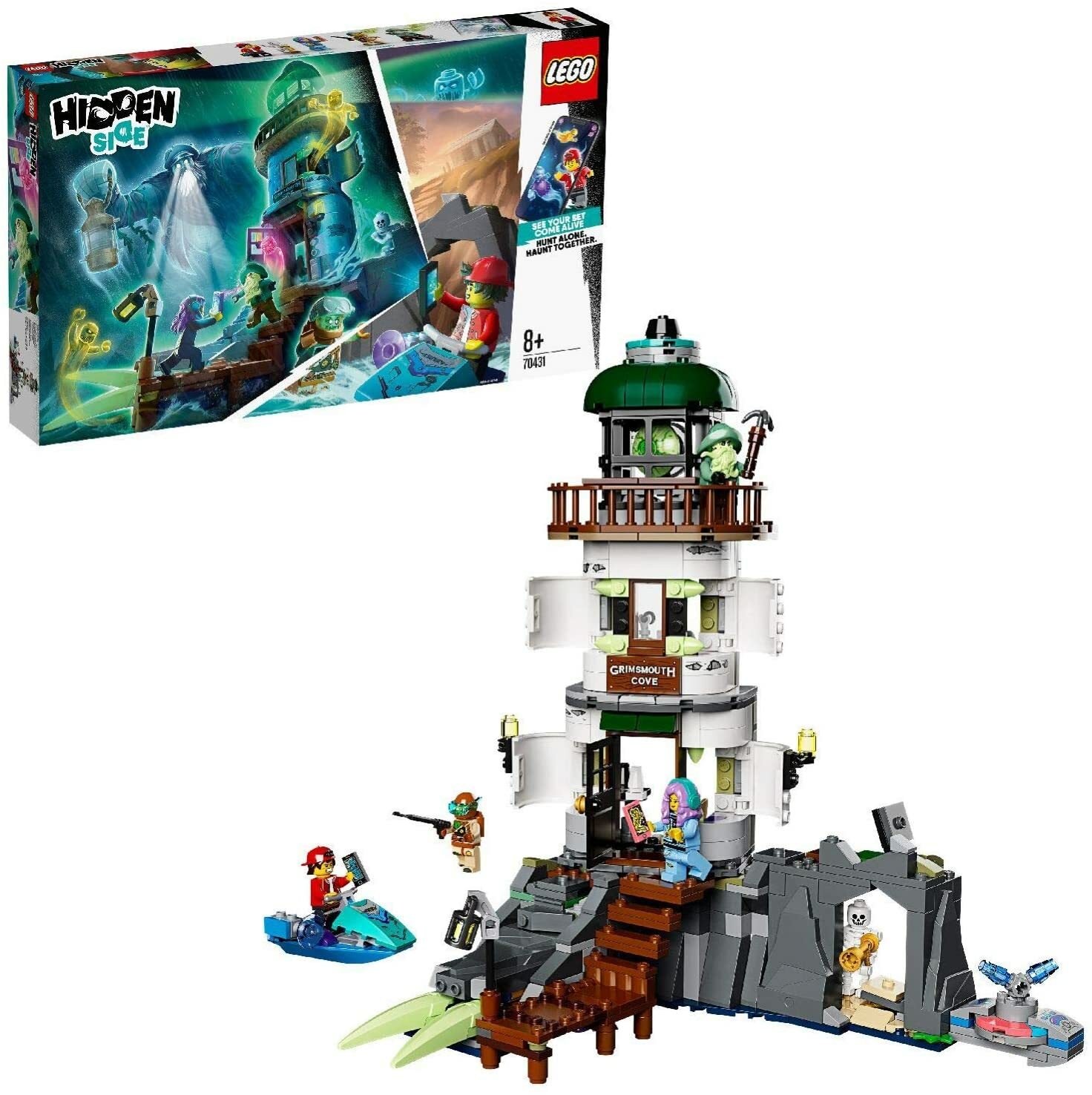 LEGO Hidden Side 70431 Le phare des ténèbres jeu interactif pour stimuler la créativité de votre garçon