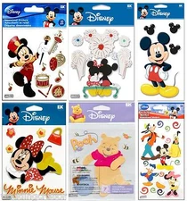 EK SUCCESS Disney Dimensional Stickers - MICKEY/MINNIE/GOOFY/POOH - Choose One!!