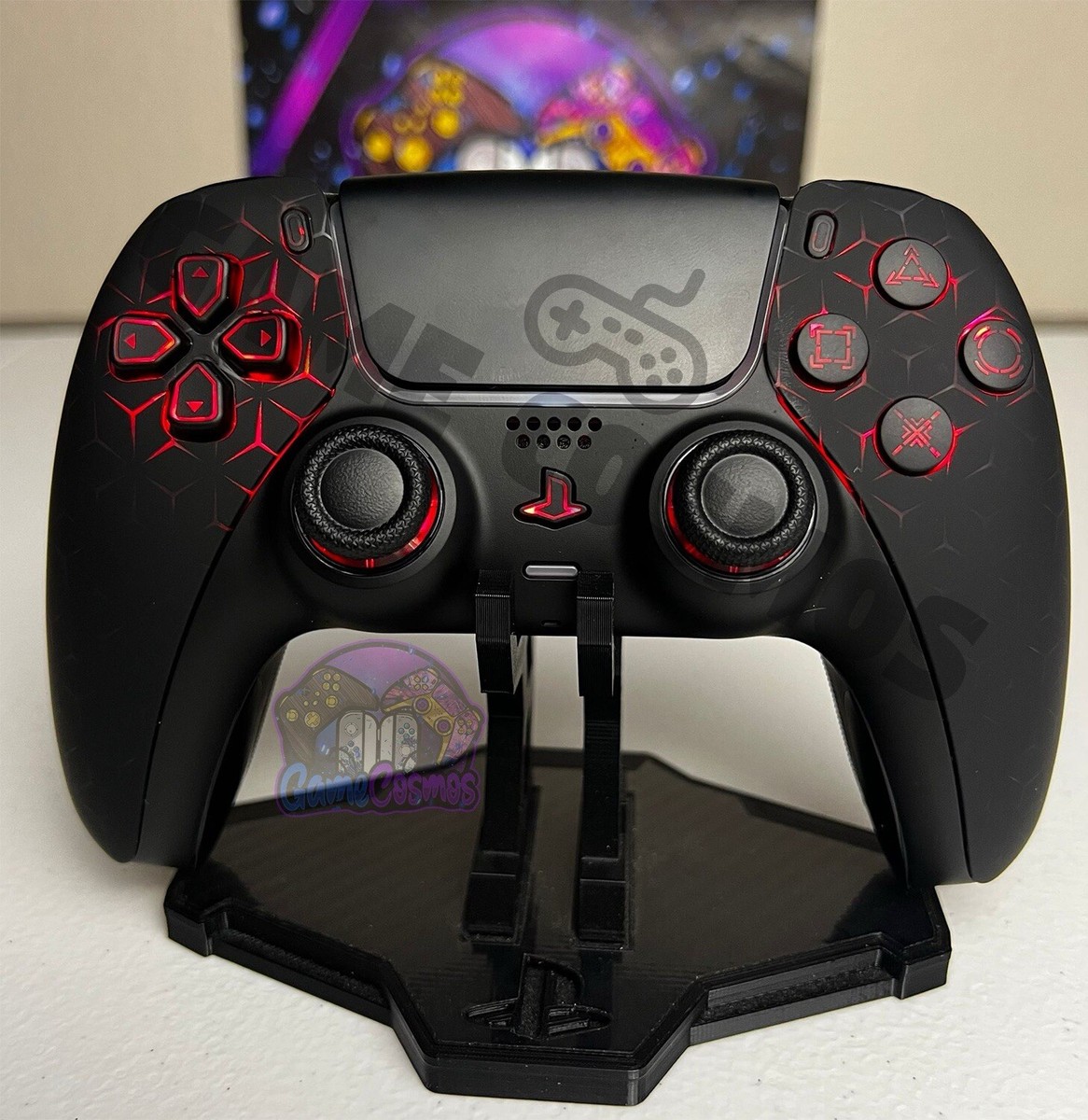 Manette ps5 sony dualsense custom Black Desert Métal | UK