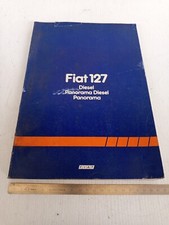 manuale dati tecnici originale 1981 Fiat 127 1300 Diesel Berlina e Panorama