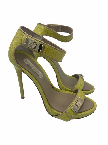 yellow leopard print heels