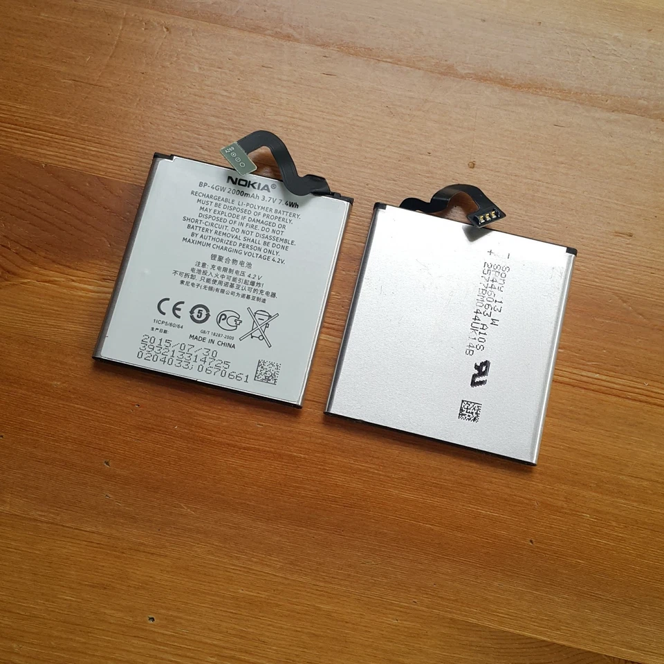 Batería Original Nokia Lumia 920 920T BP-4GW 2000mAh Buena Calidad - Vendedor Local Foto 3 de 4