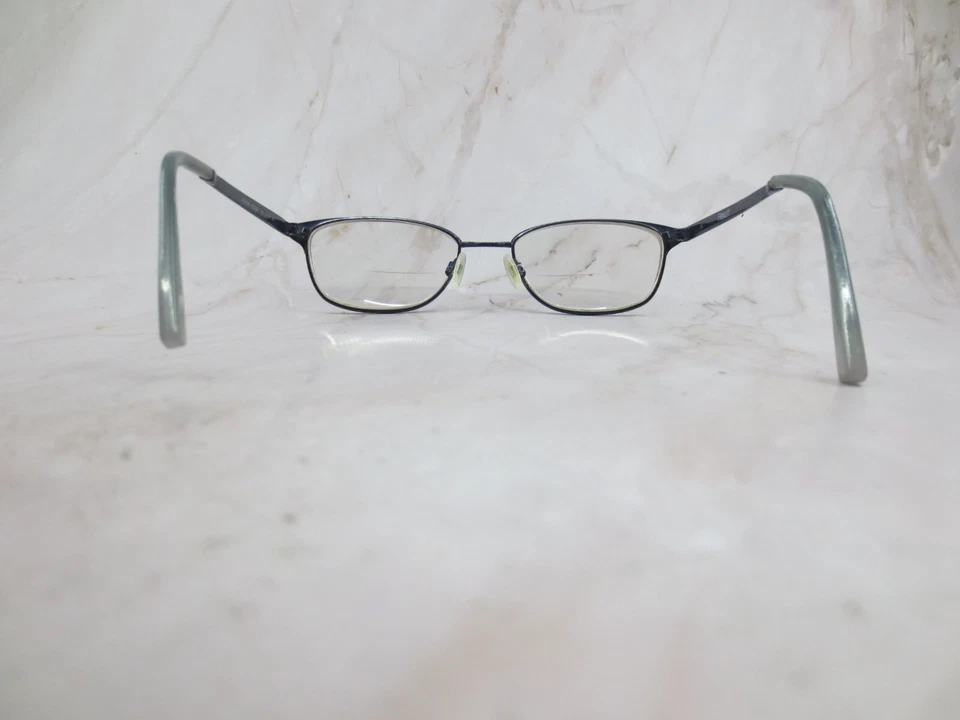 Flexon Victory 412 Eyeglasses Frame Women's Navy Blue Metal Full Rim 52-18-135 - Image 4 of 4