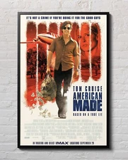 American Made 2017 Movie Poster 24"x36" Glossy Unframed 17011