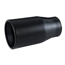 Double Wall Exhaust Tip Black Coating Muffler Pipe 3"ID x 4"OD x 7.5"L										