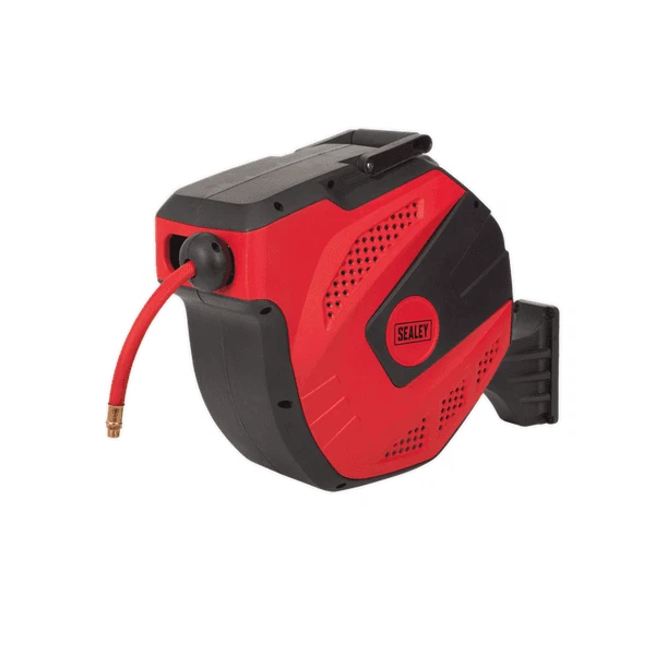 Sealey SA822 15mtr Air Hose Reel Auto-Rewind Control 1/4bsp